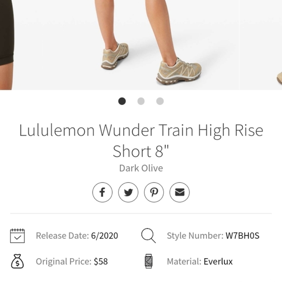 🍋 Lululemon 🍋 Align short   size 2 - Picture 3 of 6